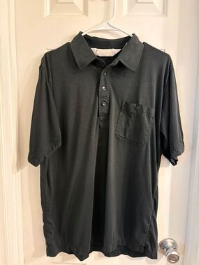 Vintage Arnold Palmer Black Golf Polo Shirt Men’s Large